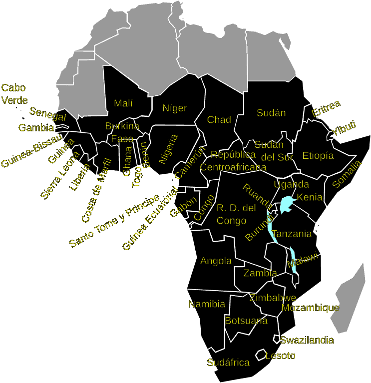 Mapa Interactivo De Africa